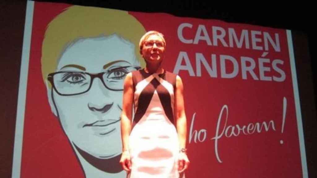 La concejal del PSC en el Ayuntamiento de Barcelona Carmen Andrés.