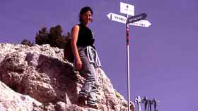 Helena durante una excursión de la UES en Prades / FAMILIA JUBANY