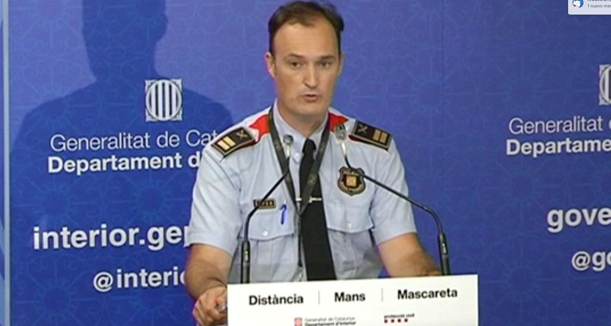 El comisario jefe de los Mossos d'Esquadra, Eduard Sallent / INTERIOR