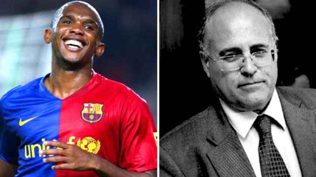 Samuel Eto'o y su exrepresentante, José María Mesalles Mata / CG