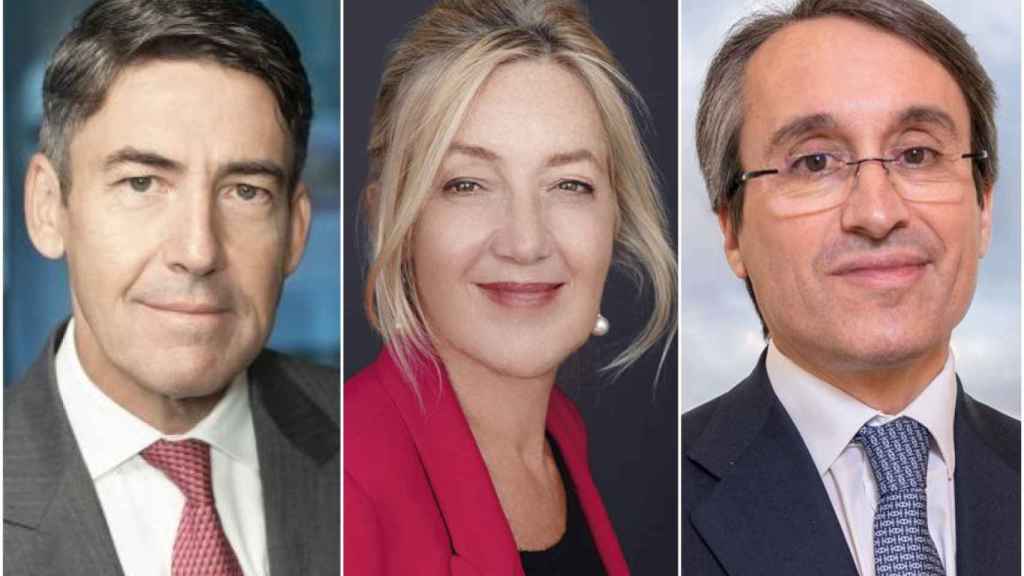 Domingo Mirón (izq.), Marina Specht y Héctor Forézson, los tres CEO que se colocan al frente del ranking de marketing transformation / SERVIMEDIA