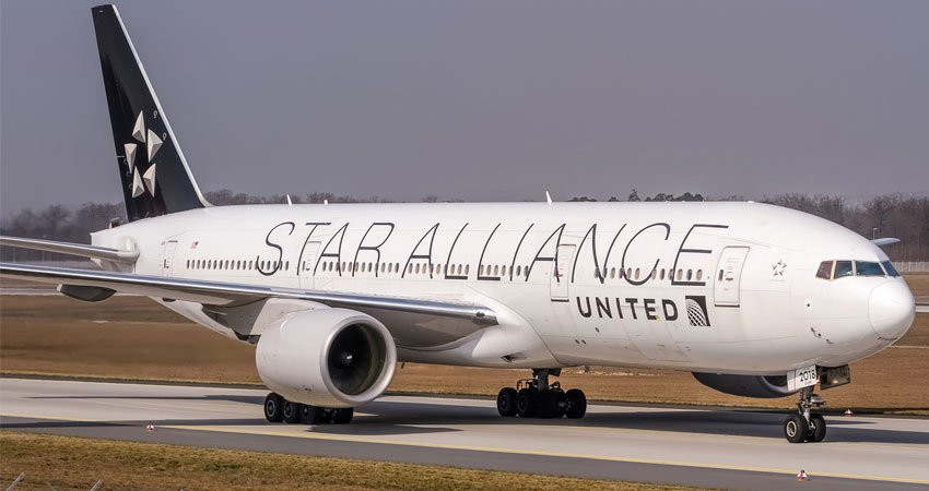 Un avión de United Airlines en el aeropuerto de Washington DC-Dulles (Estados Unidos).