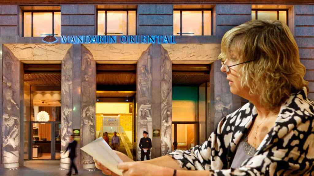 La empresaria andorrana Maria Reig, propietaria del Mandarin Oriental de Barcelona / FOTOMONTAJE DE CG