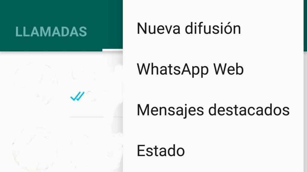 Menú de WhatsApp / EP