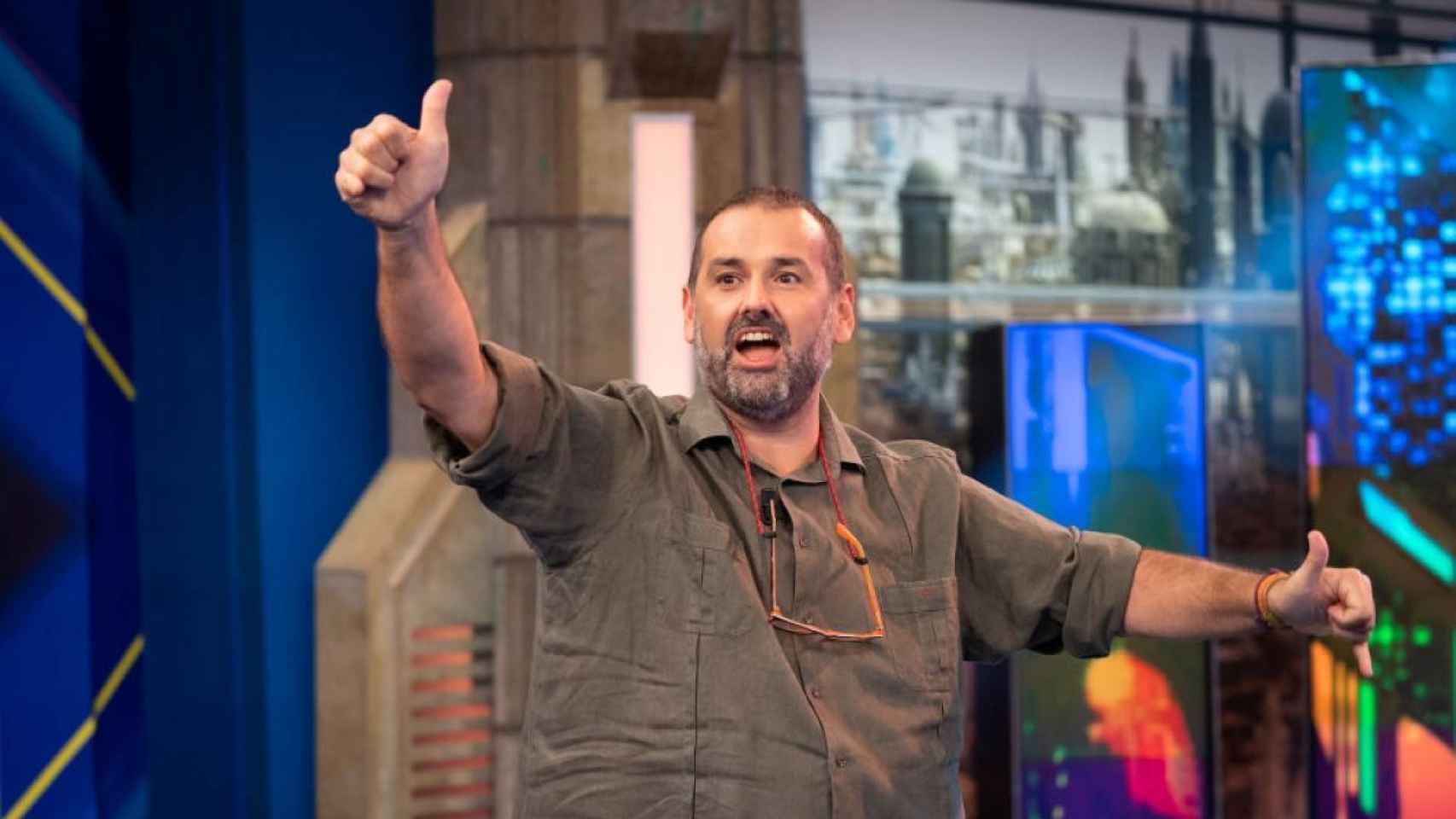 El cocinero David de Jorge, conocido como Robin Food, en el plató de 'El Hormiguero' / ATRESMEDIA