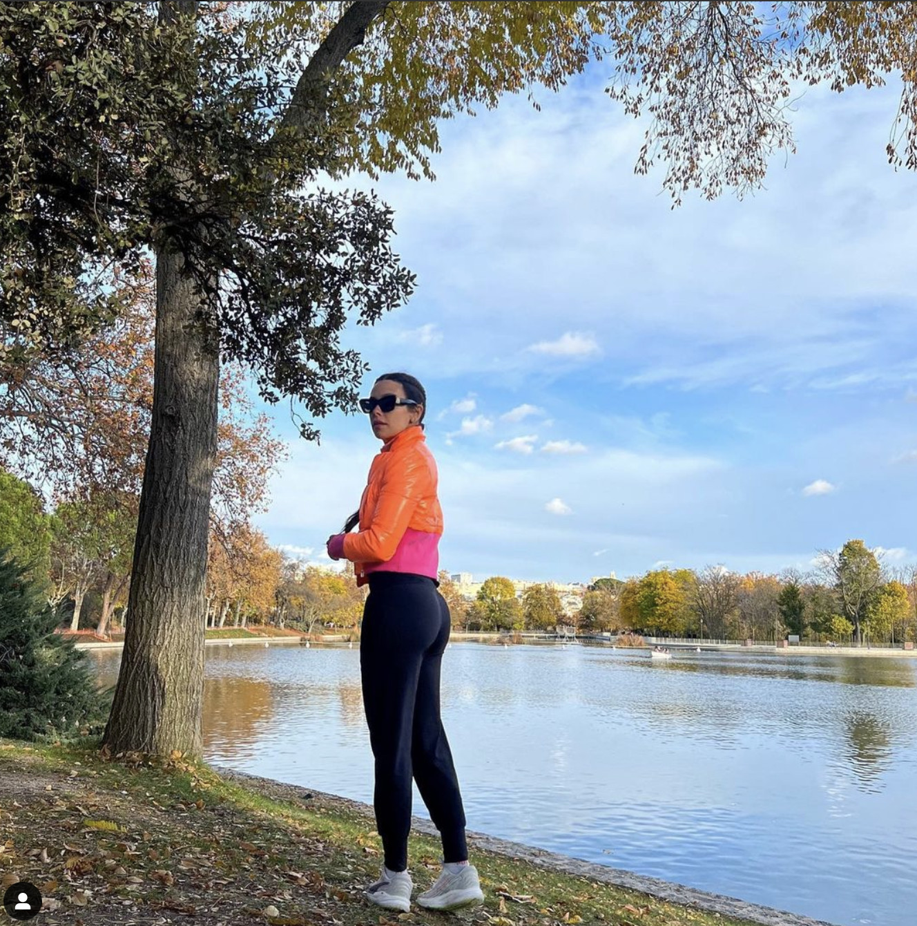 Cristina Pedroche de paseo en la Casa de Campos / INSTAGRAM