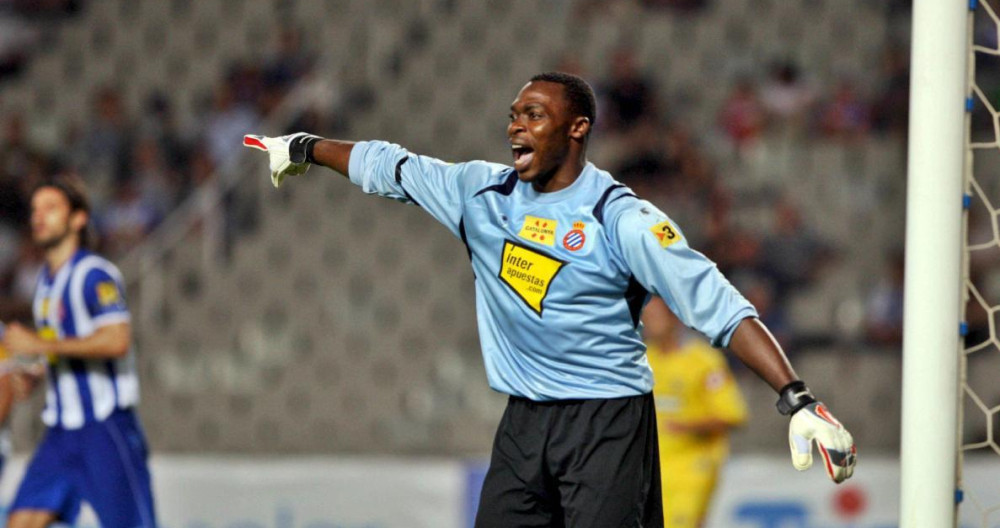 Carlos Kameni, durante su etapa como portero del Espanyol / EFE