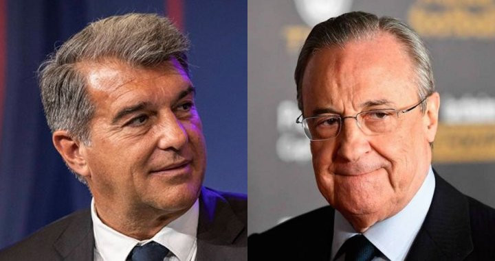 Joan Laporta y Florentino Pérez, en un fotomontaje / Culemania