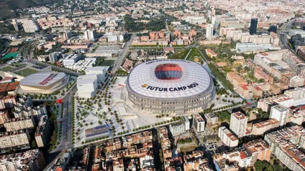 La maqueta del Espai Barça de Bartomeu que quiere modificar Laporta / FCB