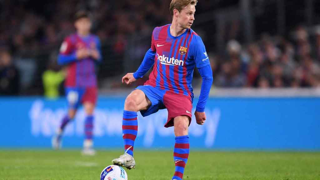 Frenkie de Jong, durante el amistoso con el Barça en Australia / EFE