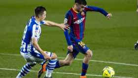 Pedri González contra la Real Sociedad / FC Barcelona