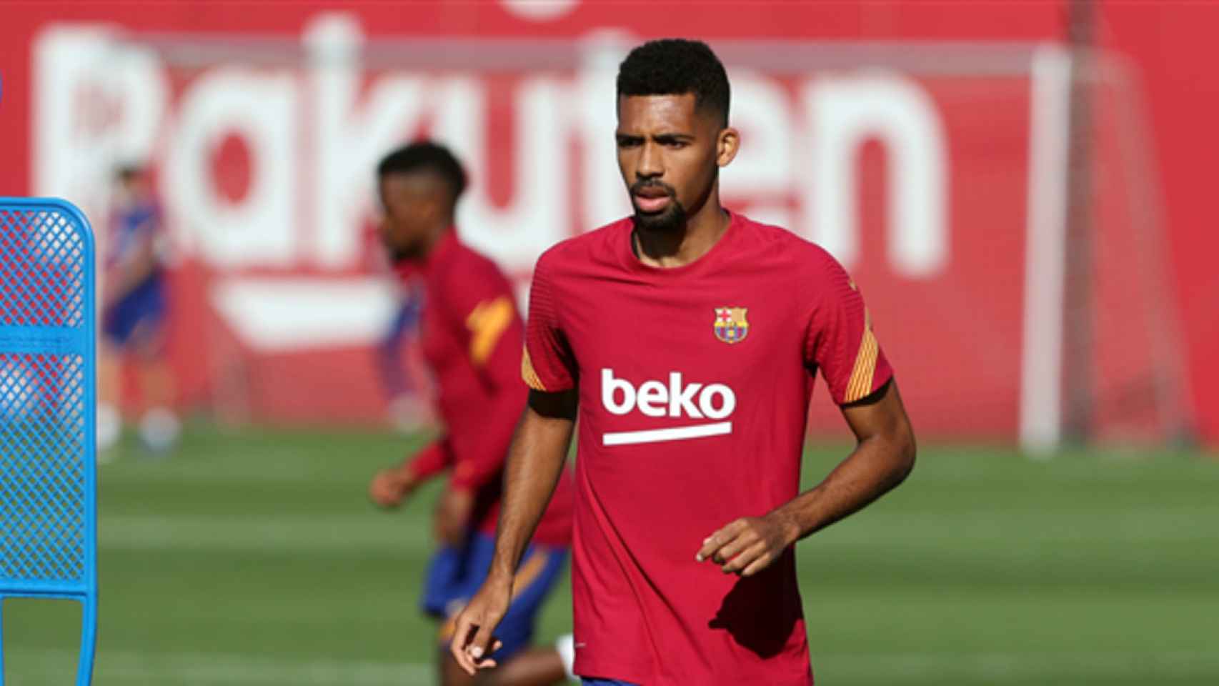 Matheus Fernandez con el Barça / FC Barcelona