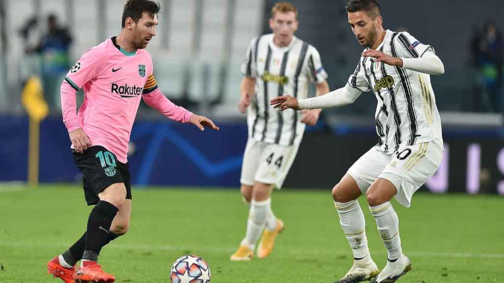 Leo Messi, en una acción ante la Juventus | EFE