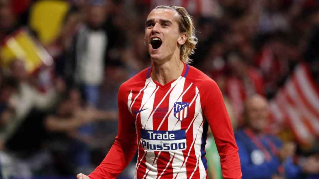 Una foto de Antoine Griezmann durante un partido con el Atlético de Madrid / Twitter