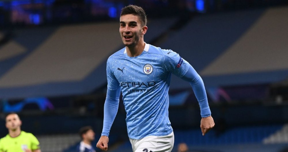 Ferrán Torres, celebrando un gol con el Manchester City | EFE