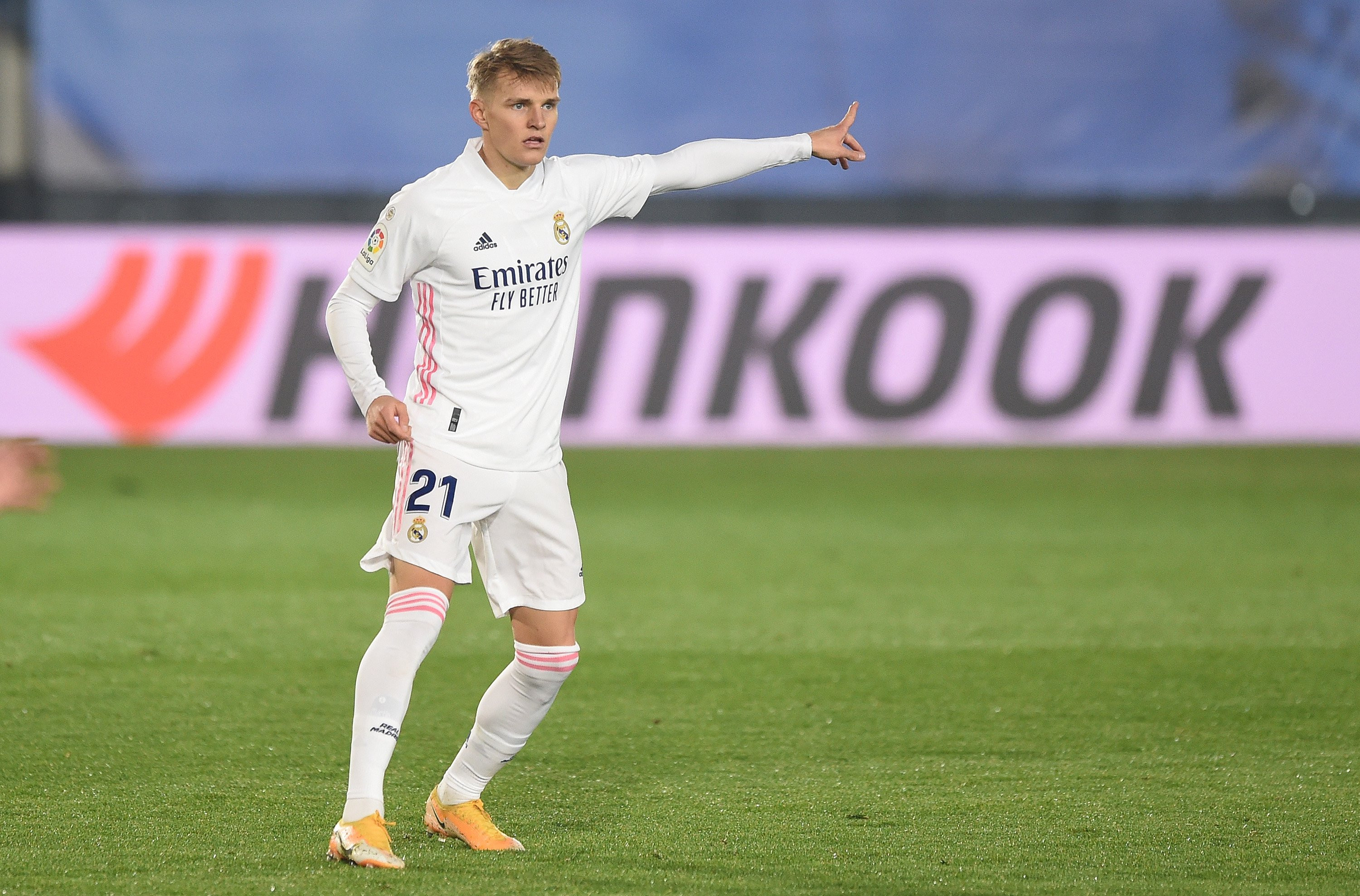 Martin Odegaard con el Real Madrid / EFE