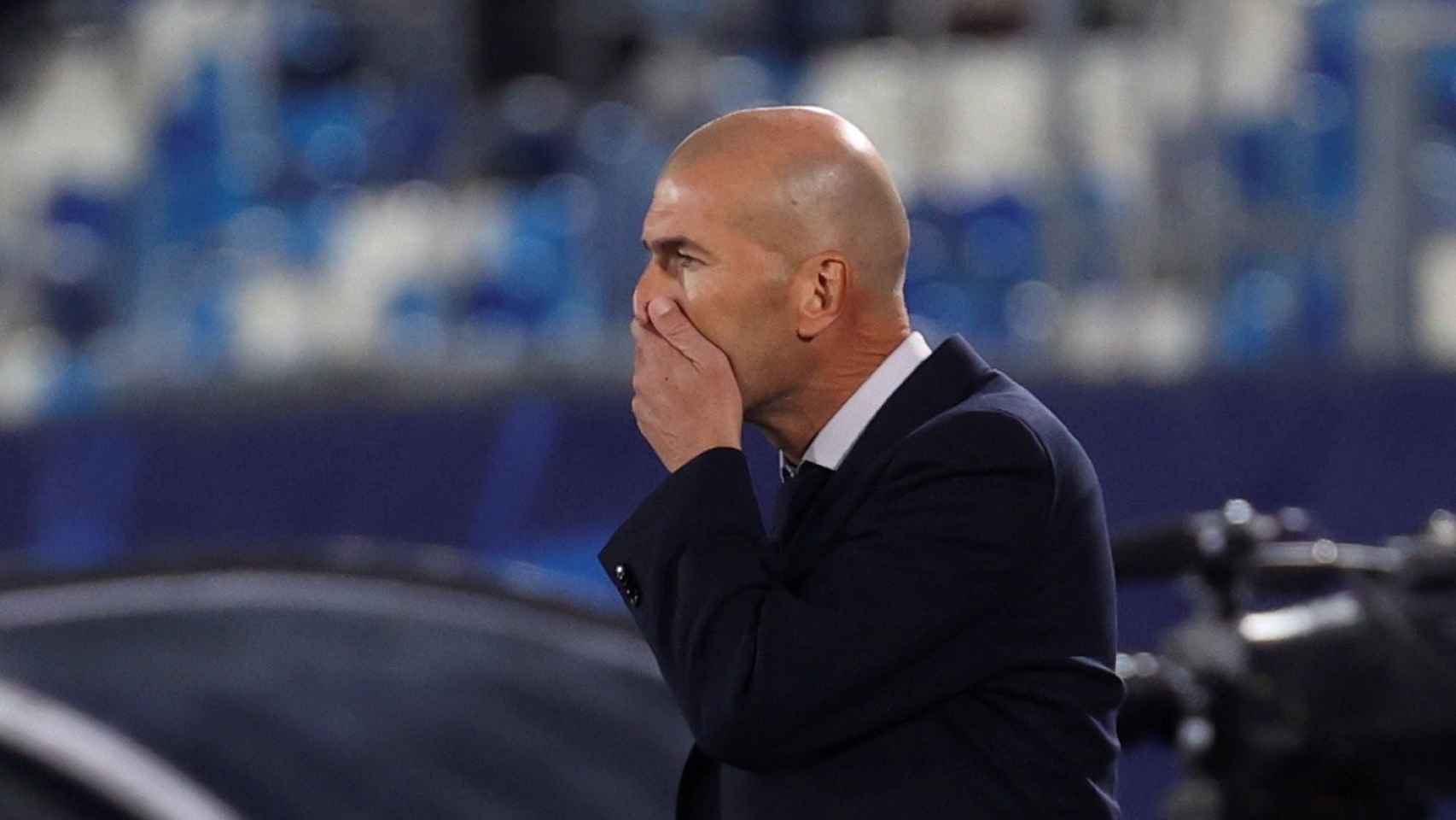 Zidane en un partido con el Real Madrid / EFE