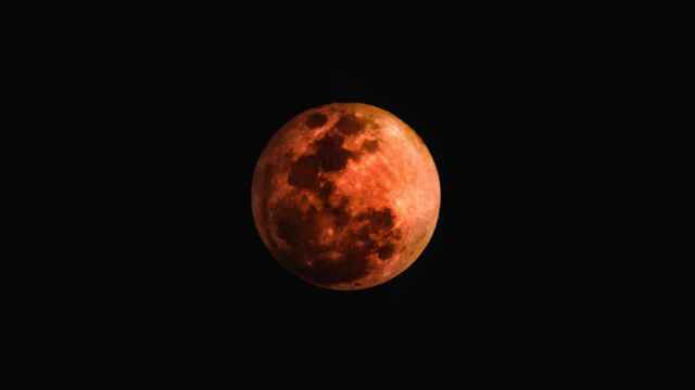 Imagen de una Superluna de sangre / PIXABAY
