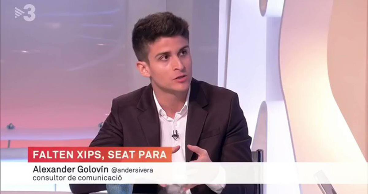 Alexander Golovín, polémico fichaje de la Consejería de Investigación y Universidades / TV3