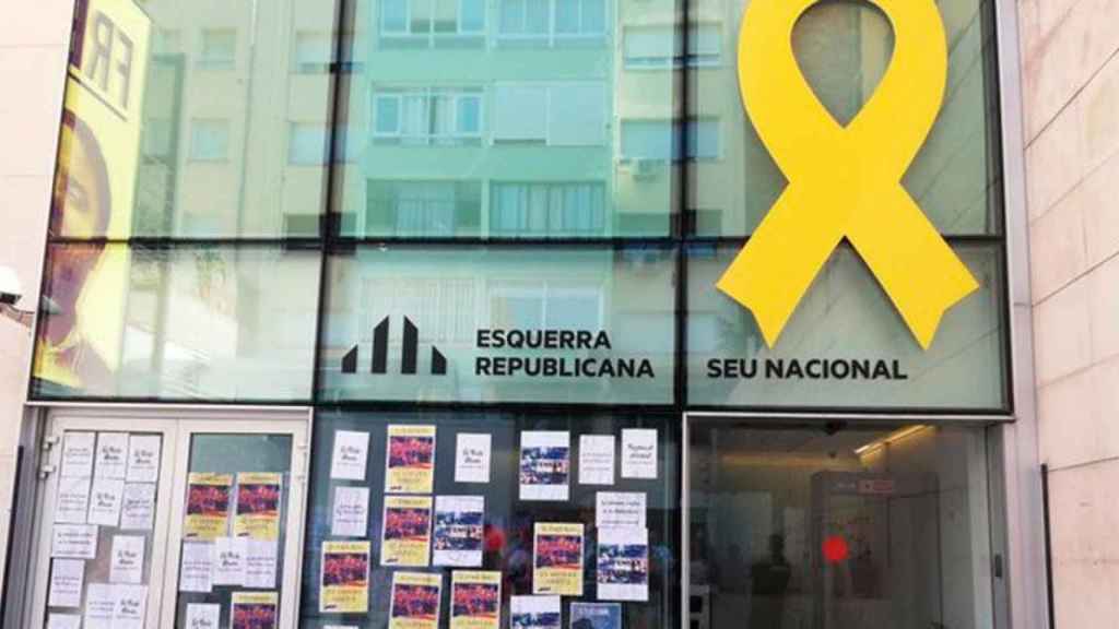 Sede central de ERC en Barcelona, en una imagen de agosto de 2018 / @CDRCatOficial