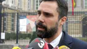 Roger Torrent viajó a Bélgica el viernes para entrevistarse con el presidente de la Cámara de Representantes de ese país, Siegfried Bracke / EFE