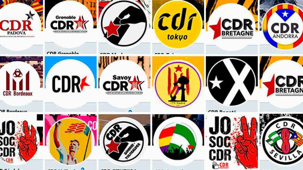 Logos de los CDR que actúan más allá de las fronteras catalanas / CG