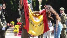 Jura de bandera civil en el cuartel del Bruc de Barcelona / EFE