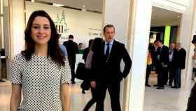 Inés Arrimadas, líder de Ciudadanos en Cataluña, a su llegada en la XXXIII reunión del Círculo de Economía que se celebra en Sitges (Barcelona) / CG