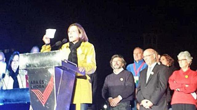 La presidenta de la ANC, Carme Forcadell
