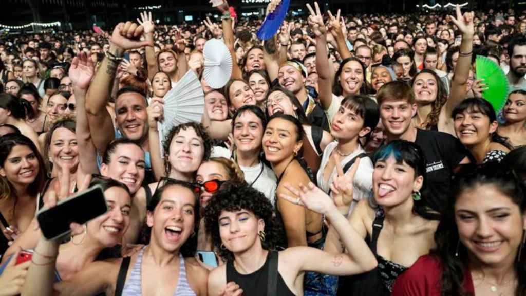 Asistentes a un concierto del festival Sónar de 2022 / EFE