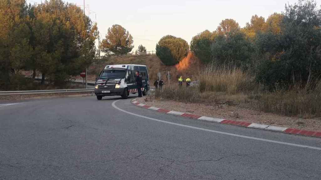 EuropaPress 4218391 rotonda donde hombre huia tiroteo empresa seguridad tarragona escapado