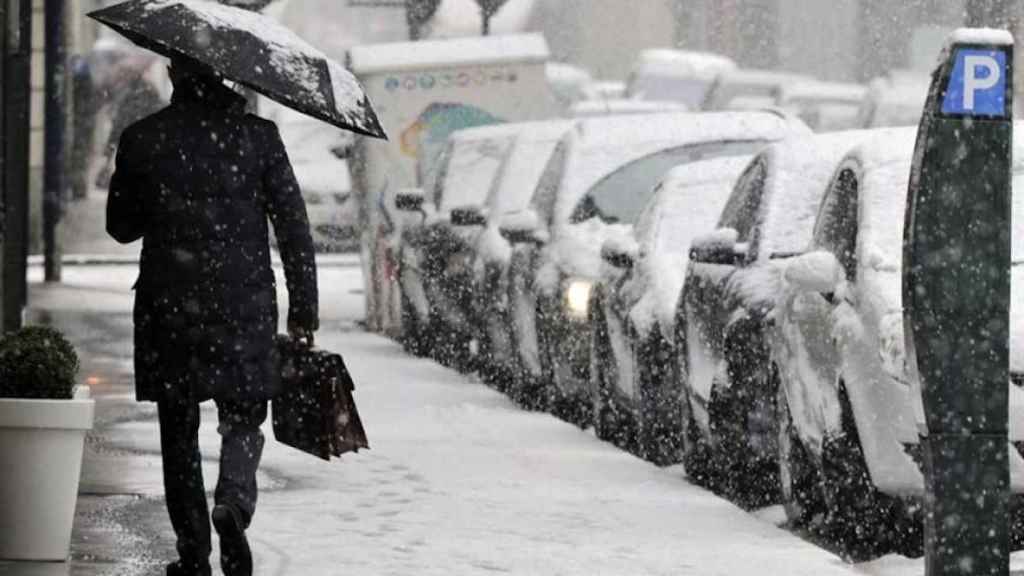 Fuertes nevadas y mal tiempo en el País Vasco / EFE