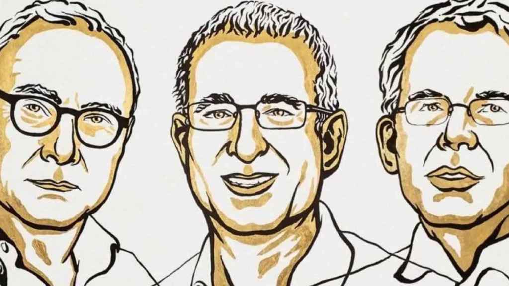 Los economistas David Card, Joshua Angrist y Guido Imbens comparten el Premio Nobel de Economía 2021 / EE