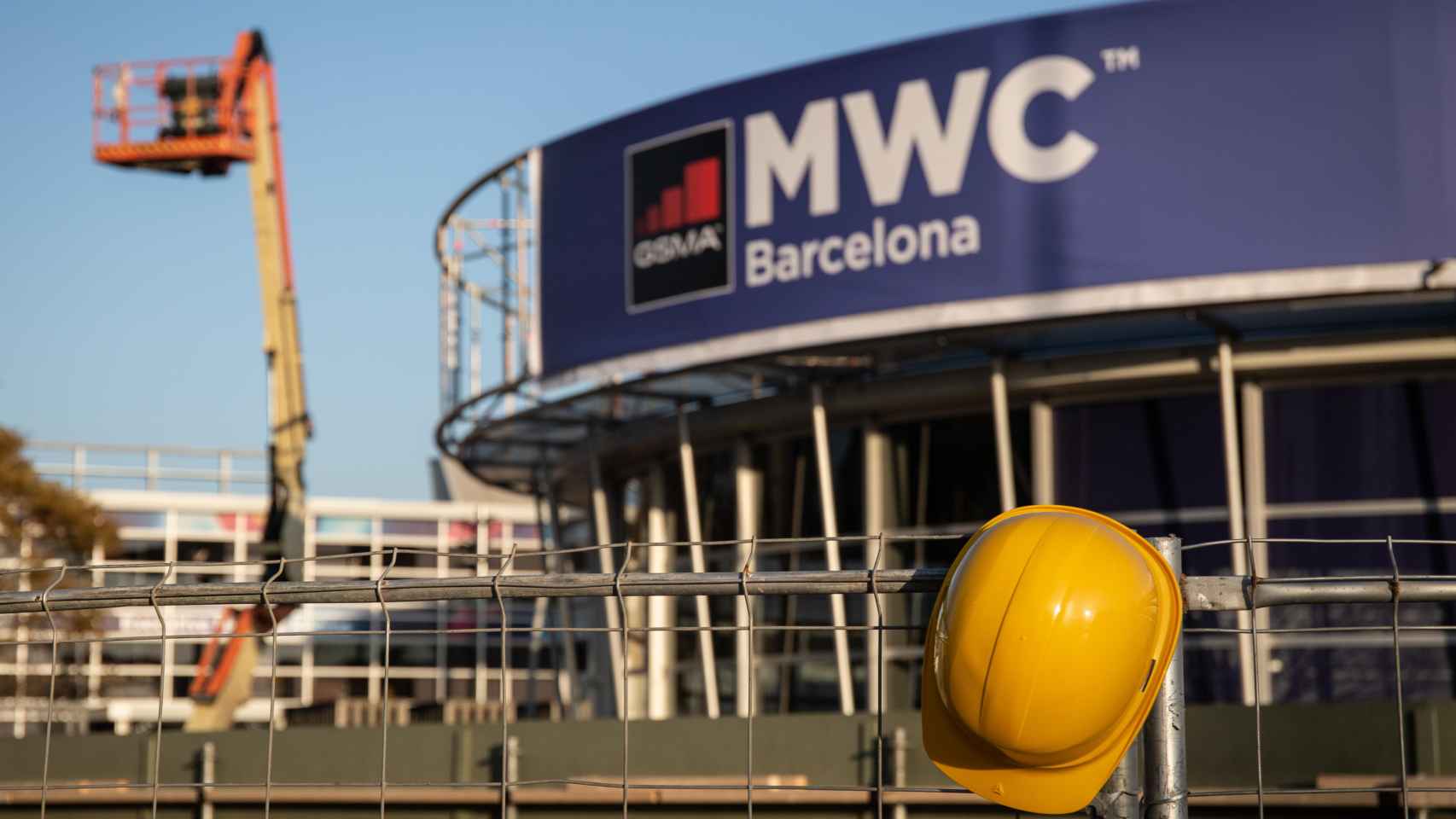 Trabajos de desmontaje del Mobile World Congress (MWC) / EP