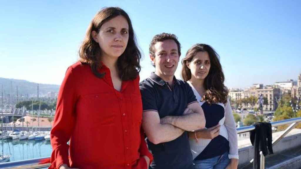 Los fundadores de Tiendeo, Eva Martín,  Jonathan Lemberger y María Martín, en una imagen de archivo / CG