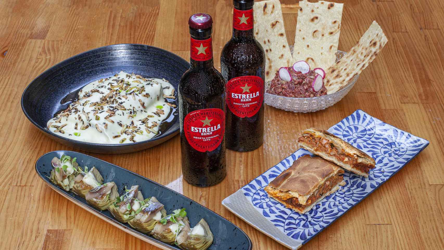 Imagen de un surtido de tapas del restaurante Arume / ESTRELLA DAMM