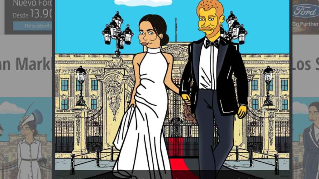 Meghan Markle se convierte en un personaje de 'Los Simpsons'