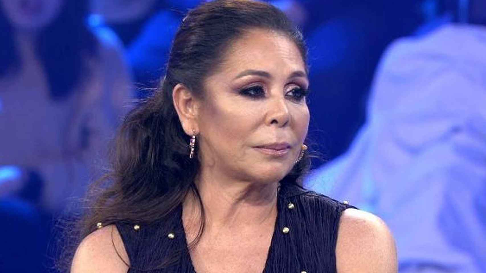 La cantante Isabel Pantoja en un plató de televisión / EP