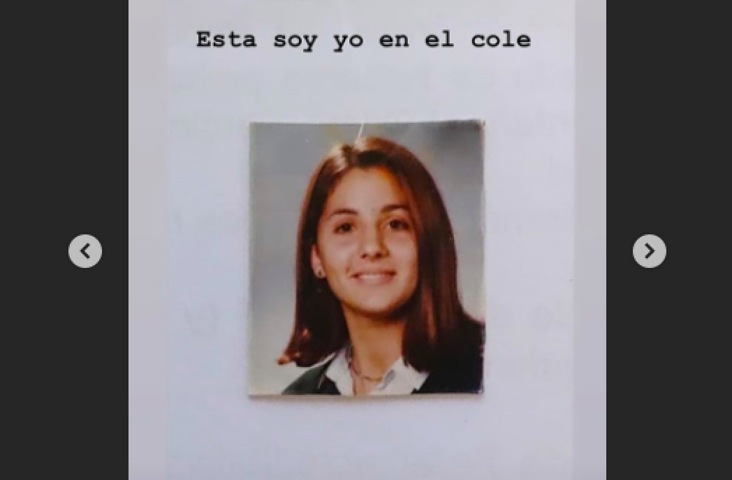 Nagore Robles comparte una fotografía suya de cuando era pequeña / INSTAGRAM