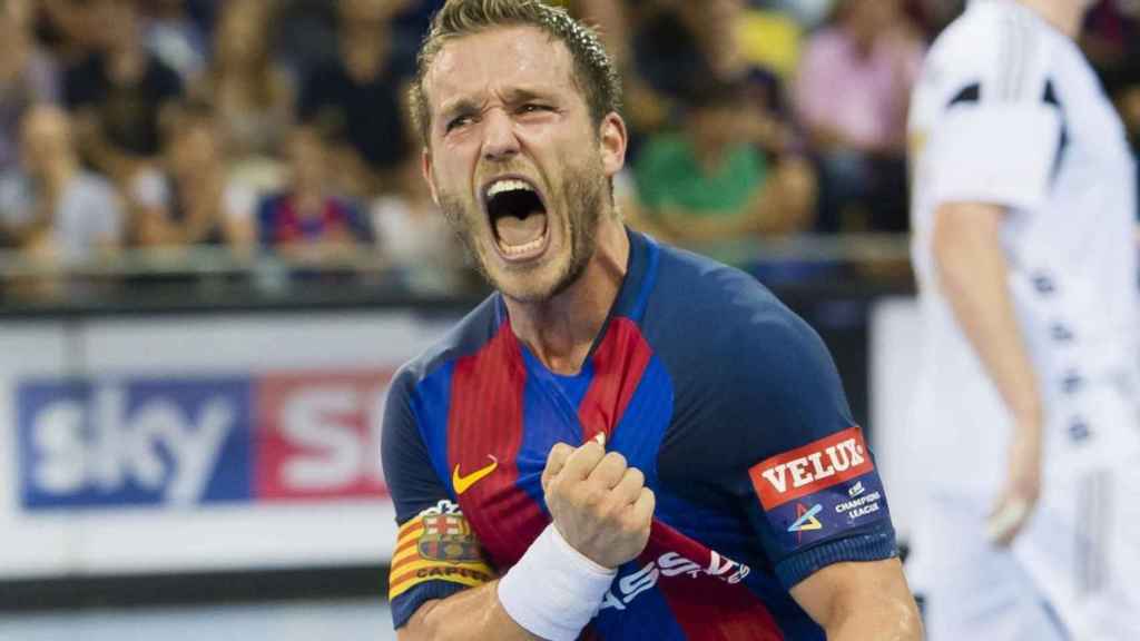 Víctor Tomás durante un partido /FC BARCELONA