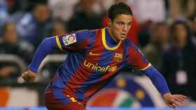 Afellay, en un partido con el Barça | EFE