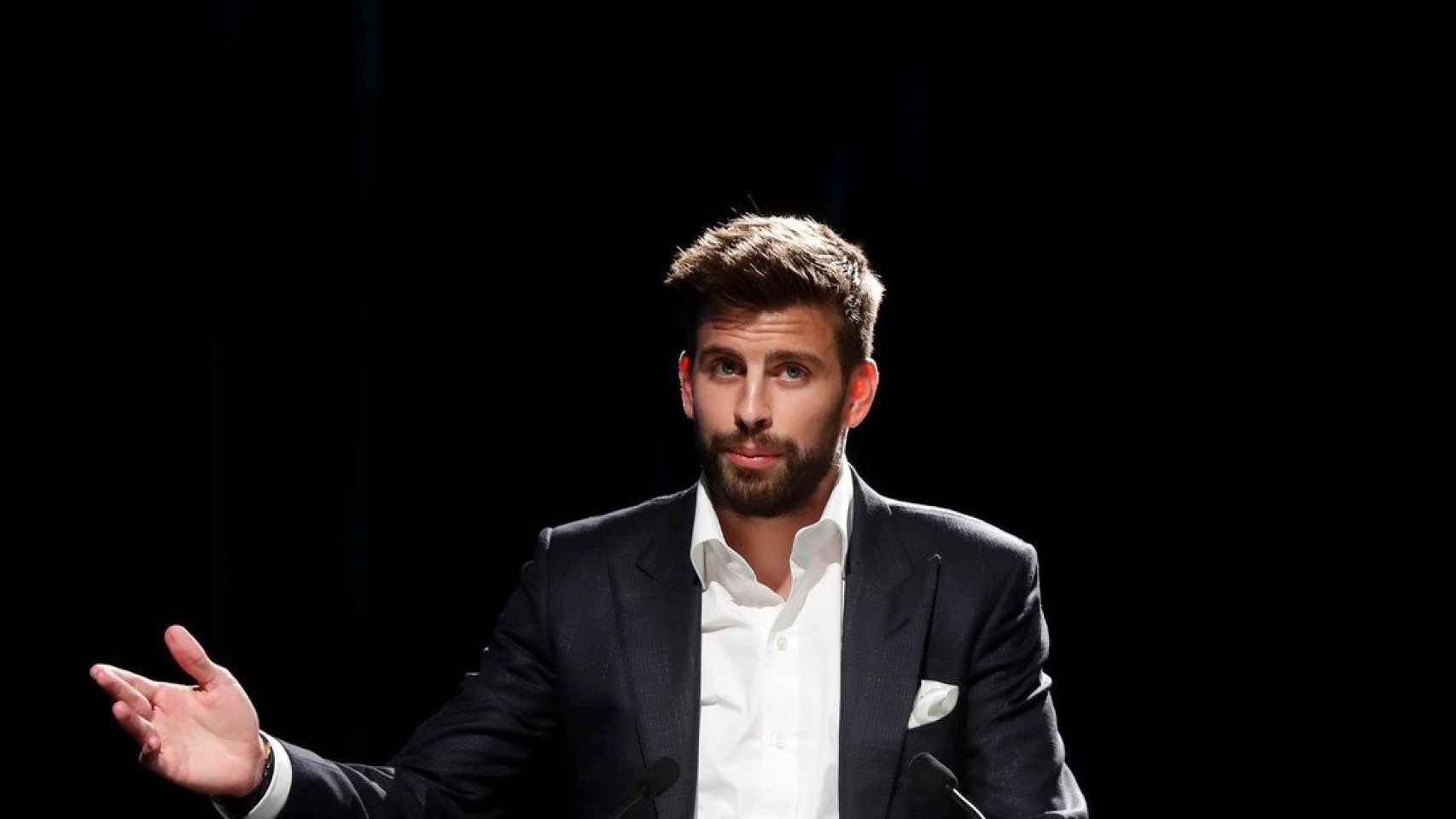 Una foto de archivo de Gerard Piqué en una ponencia / EFE