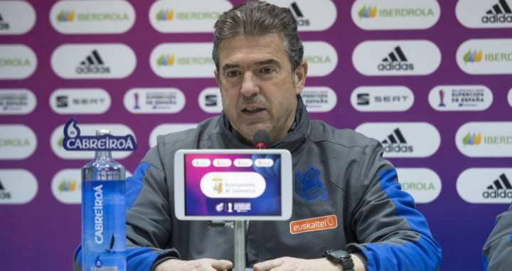 Gonzalo Arconada en rueda de prensa tras la Supercopa de España / Redes