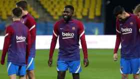 Samuel Umtiti, uno de los convocados del Barça para la Maradona Cup / FCB