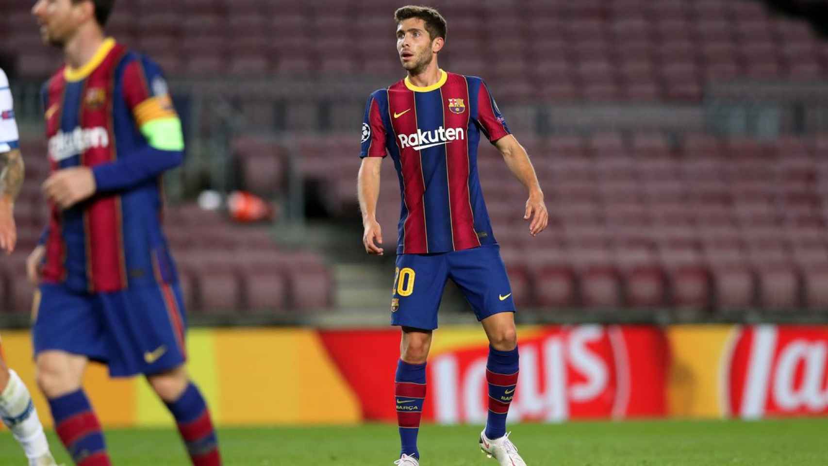 Sergi Roberto durante el partido del Barça contra el Dinamo de Kiev / FC Barcelona