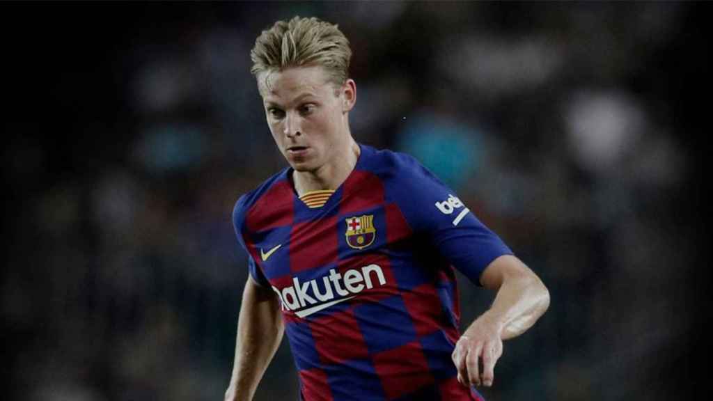 Frenkie De Jong en un partido con el Barça / FC BARCELONA