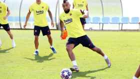 Arturo Vidal durante un entrenamiento /FCB