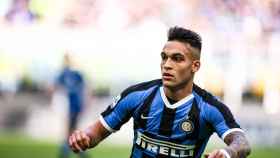 Lautaro Martínez, en un partido con el Inter de Milán | EFE