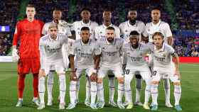 Once del Real Madrid contra el Getafe / Real Madrid