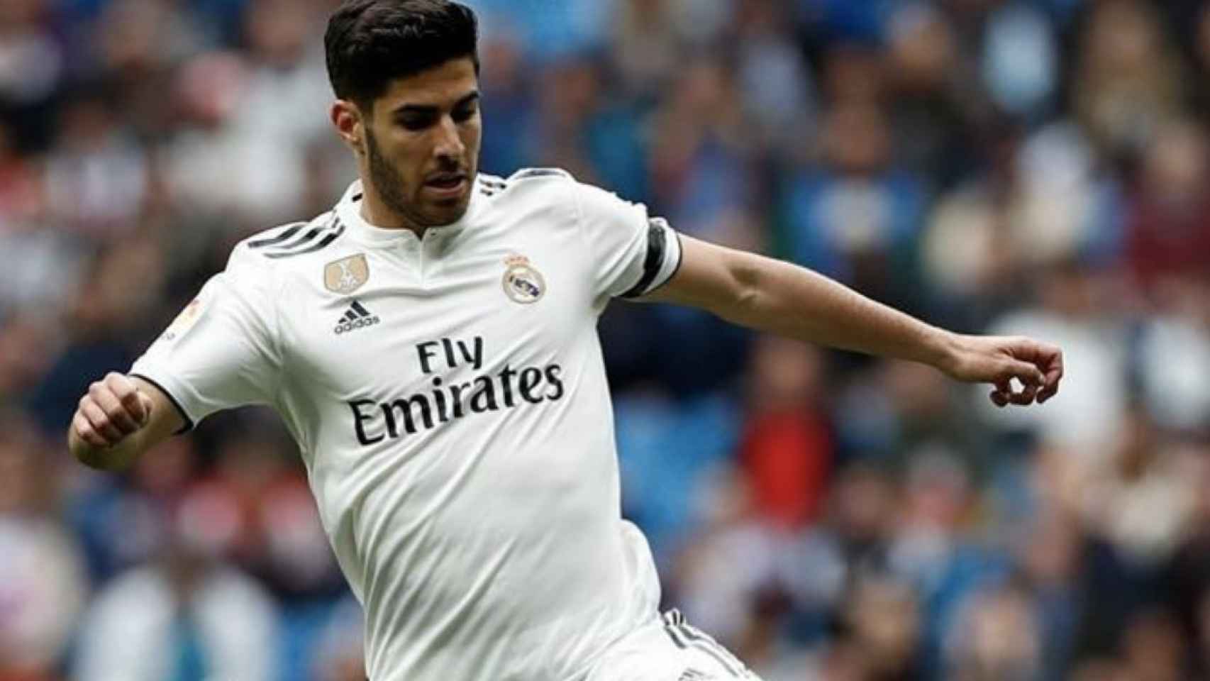 Una foto de Marco Asensio durante un partido del Real Madrid / Instagram